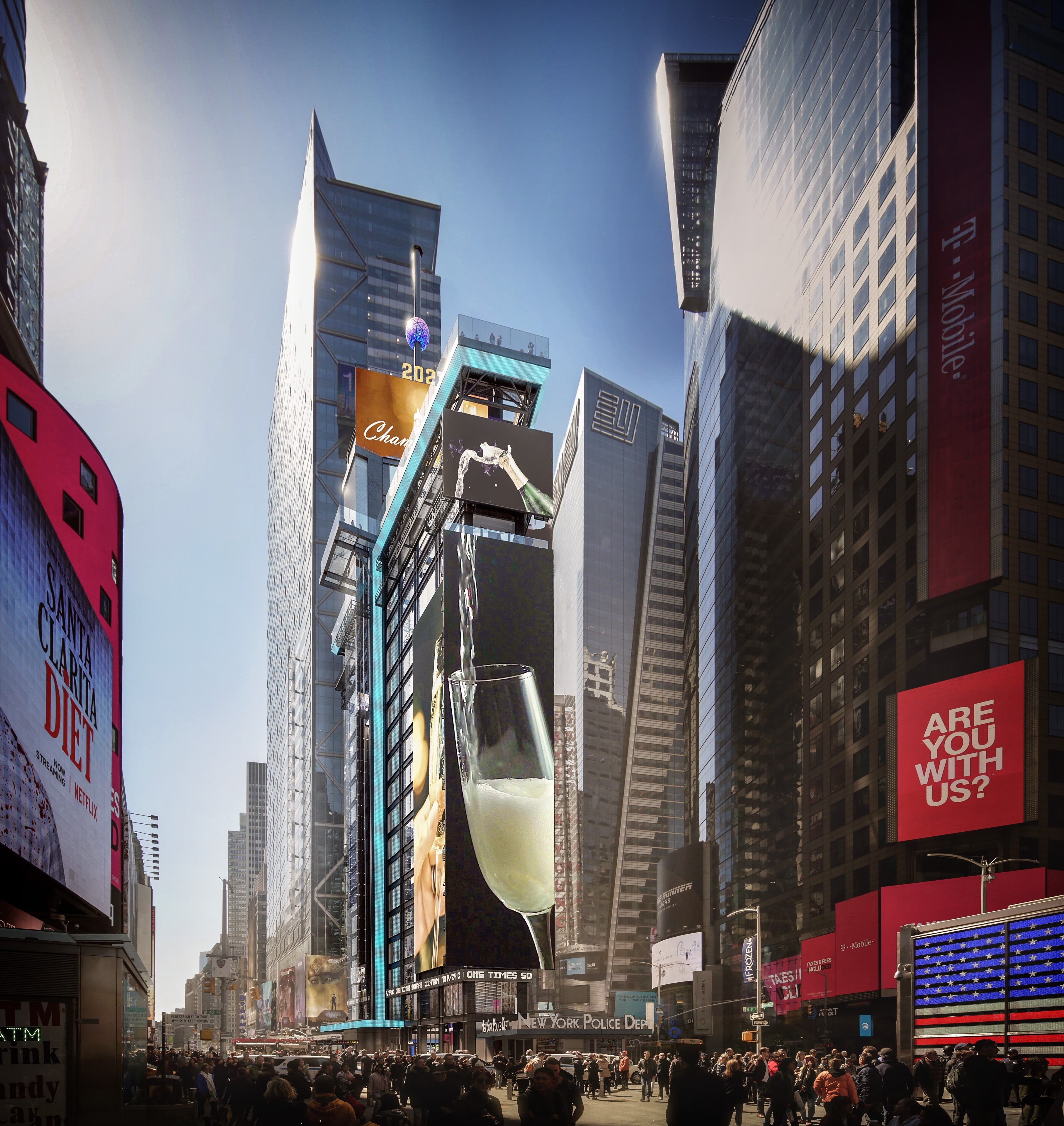 Long-Empty One Times Square To Get Viewing Deck, Glassy Makeover